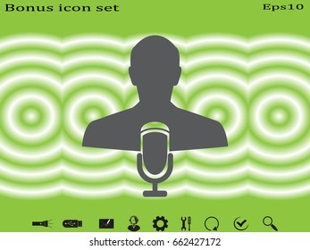 speaker icon, vector illustration eps10
