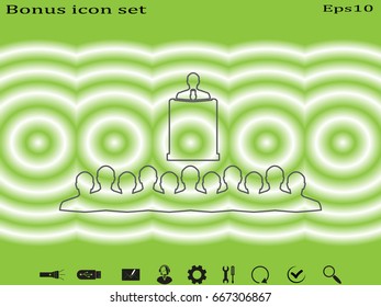 speaker icon, vector illustration eps10
