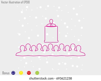 speaker icon, vector illustration eps10
