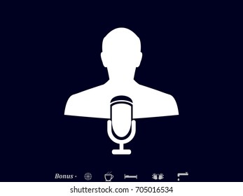 speaker icon, vector illustration eps10
