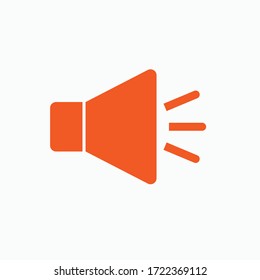 Speaker Icon - Vector Illustration In Glyph Style for Design and Websites, Presentation or Application.