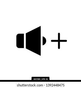 Speaker Icon Vector Illustration Logo Template
