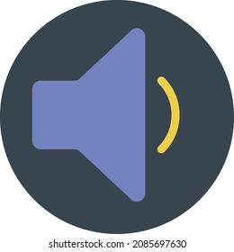 speaker icon vector illustration logo style