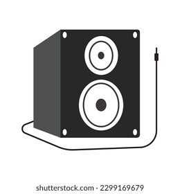 speaker icon vector illustration logo design