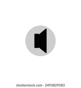 Speaker icon vector illustration logo design