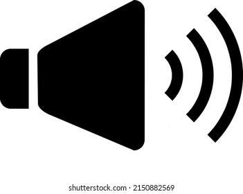 speaker icon vector illustration on white background.,.eps
