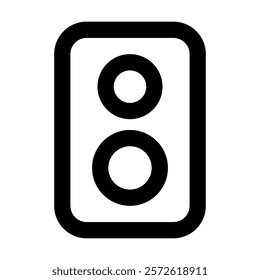 speaker icon vector illustration style