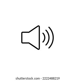 Speaker icon vector illustration. volume sign and symbol. loudspeaker icon. sound symbol