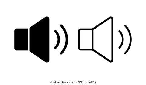 Speaker icon vector illustration. volume sign and symbol. loudspeaker icon. sound symbol