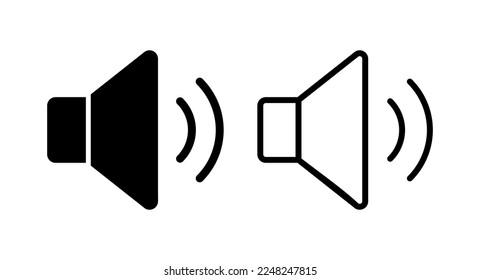 Speaker icon vector illustration. volume sign and symbol. loudspeaker icon. sound symbol