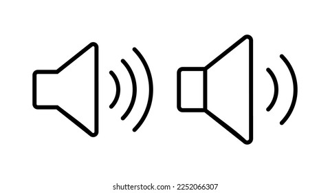 Speaker icon vector illustration. volume sign and symbol. loudspeaker icon. sound symbol