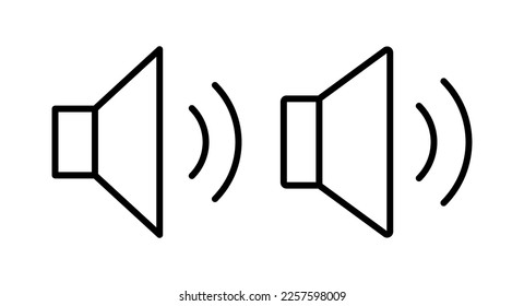 Speaker icon vector illustration. volume sign and symbol. loudspeaker icon. sound symbol