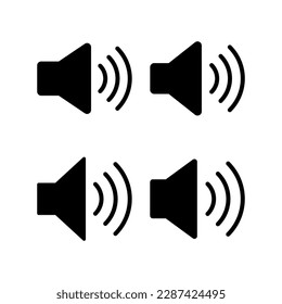 Speaker icon vector illustration. volume sign and symbol. loudspeaker icon. sound symbol