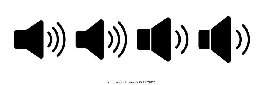 Speaker icon vector illustration. volume sign and symbol. loudspeaker icon. sound symbol