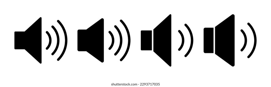Speaker icon vector illustration. volume sign and symbol. loudspeaker icon. sound symbol