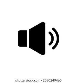 Speaker icon vector illustration. volume sign and symbol. loudspeaker icon. sound symbol