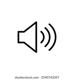 Speaker icon vector illustration. volume sign and symbol. loudspeaker icon. sound symbol