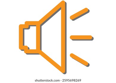 Speaker icon vector illustration. volume sign and symbol. loudspeaker icon. 1176