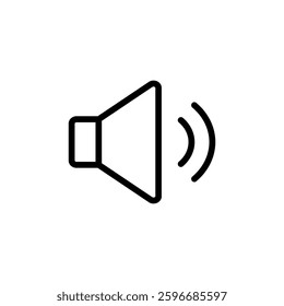 Speaker icon vector illustration. volume sign and symbol. loudspeaker icon. sound symbol