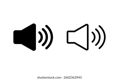 Speaker icon vector illustration. volume sign and symbol. loudspeaker icon. sound symbol