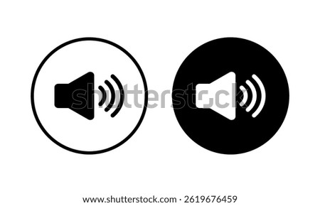 Speaker icon vector illustration. volume sign and symbol. loudspeaker icon. sound symbol