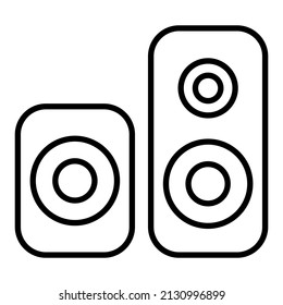 Speaker icon vector image. Can also be used for web apps, mobile apps and print media.