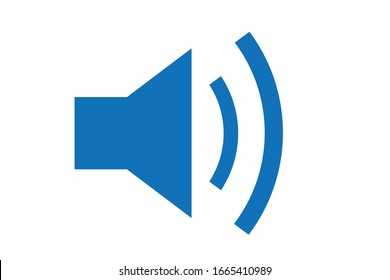 speaker icon vector isolate on white background