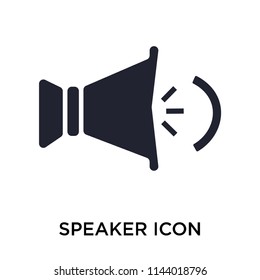 Speaker icon vector isolated on white background for your web and mobile app design, Speaker logo concept