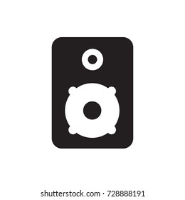 speaker icon vector isolated on white background
