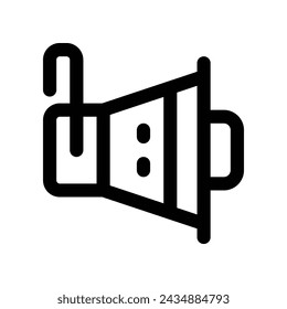 speaker icon. vector line icon for your website, mobile, presentation, and logo design.