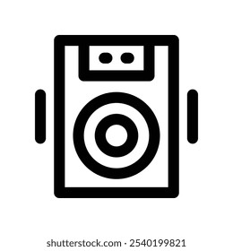 Icono de la línea del Vector para su Sitio web, móvil, presentación, y diseño del logotipo.