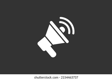 icono de altavoz estilo moderno vectorial.