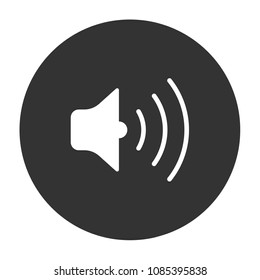 speaker icon vector, mute vector icon, loudspeaker sign