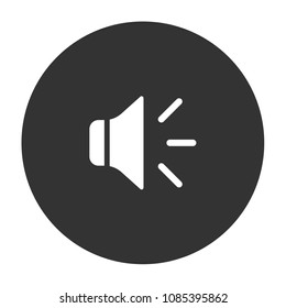 speaker icon vector, mute vector icon, loudspeaker sign