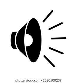 Vector de icono del altavoz en el diseño de moda