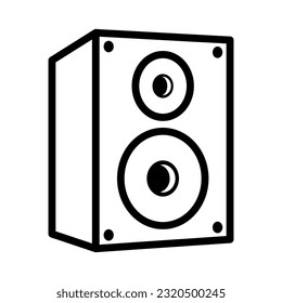 Vector de icono del altavoz en el diseño de moda