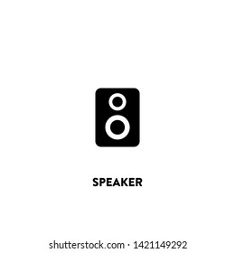 speaker icon vector. speaker sign on white background. speaker icon for web and app
