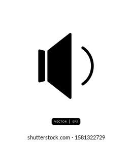 Speaker Icon Vector - Sign or Symbol
