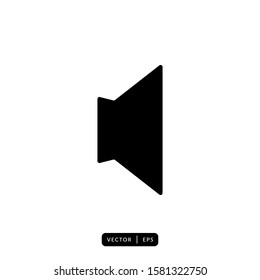 Speaker Icon Vector - Sign or Symbol