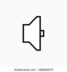 Speaker Icon - Vector, Sign and Symbol for Design, Presentation, Website or Apps Elements.