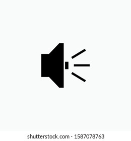 Speaker Icon - Vector, Sign and Symbol for Design, Presentation, Website or Apps Elements.
