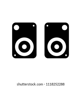 Speaker icon vector icon. Simple element illustration. Speaker symbol design. Can be used for web and mobile.