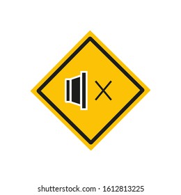 speaker icon vector, with simple shapes