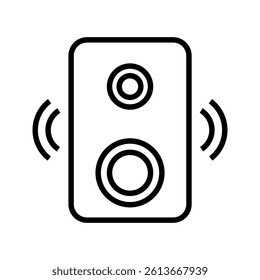 speaker icon vector simple speakers
