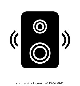 speaker icon vector simple speakers

