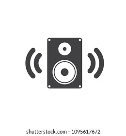 Speaker icon vector, Sound, audio music sign Isolated on white background. Trendy Flat style for graphic design, logo, Web site, social media, UI, mobile app