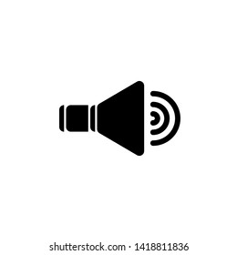 Speaker icon vector sound eps flat design