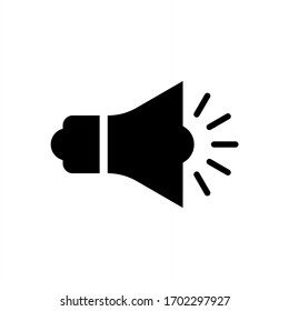 Vector de icono del altavoz. Símbolo del altavoz de sonido