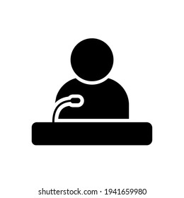 Lautsprechersymbol, Vektorset. Sammlung von Sprachillustrationszeichen. Leistungszeichen oder Logo.