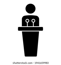 Juego de vectores de iconos del altavoz. colección de signos de ilustración de voz. símbolo de rendimiento o logotipo.